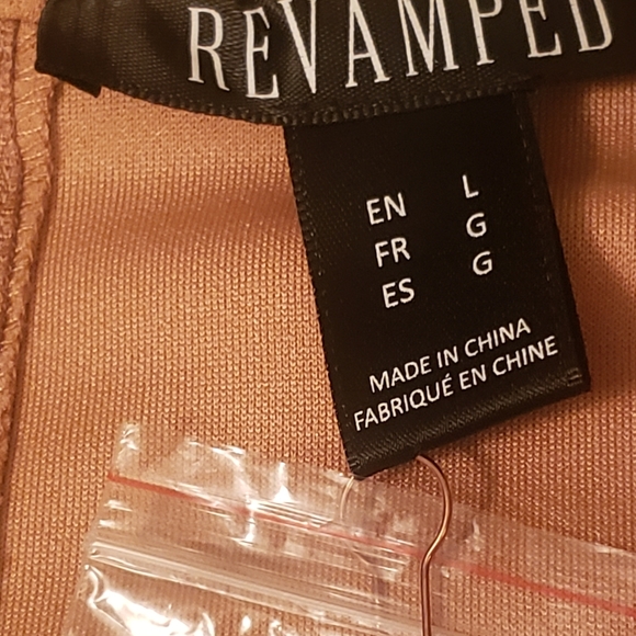 Classy/Sexy Beige Dress Size L 0003 - Picture 7 of 11